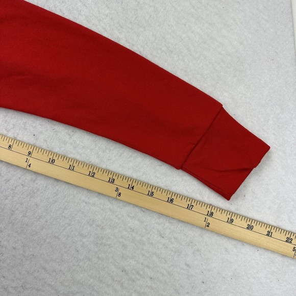 Modern Canvas Christmas Shirt Womens Small S Red Gnome for the Holidays - Picture 9 of 12